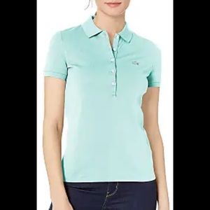 Women’s light blue Lacoste Polo